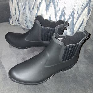 Chooka Black Women's Rain Boots, Size 8